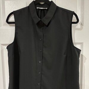 Women's - Cleo brand - sleeveless button down blouse